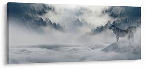 Tablou cu lupi (120x50 cm)