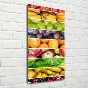 Tablou Printat Pe Sticlă fructe colorate