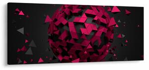 Tablou cu abstracție 3D (120x50 cm)