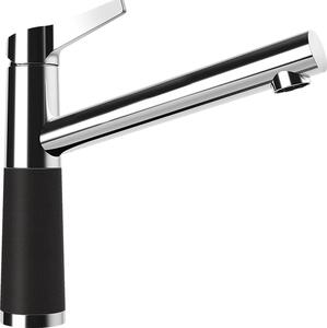 Baterie bucatarie Schock SC-510 Cristalite Nero, aspect granit, cartus ceramic, negru