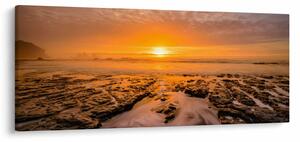 Tablou cu apus de soare (120x50 cm)