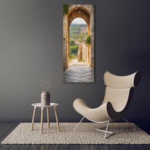 Fotografie imprimată pe sticlă Toscana