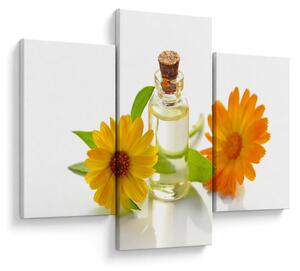 Tablou cu ulei de flori (90x60 cm)