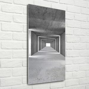 Tablou sticlă Tunelul de beton