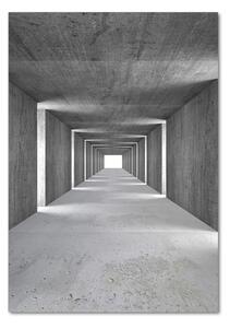 Tablou sticlă Tunelul de beton