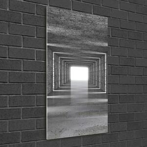 Fotografie imprimată pe sticlă tunel Cărămidă
