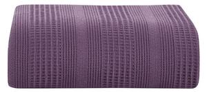 Cuvertură violet din bumbac pentru pat dublu 220x235 cm Leona - Mijolnir
