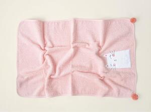 Prosop pentru copii roz din bumbac 75x50 cm Kitty - Foutastic