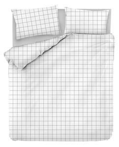 Lenjerie de pat albă din bumbac pentru pat dublu/extinsă 200x220 cm Piga - Mijolnir
