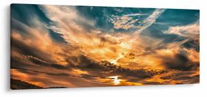 Tablou cu nori (120x50 cm)