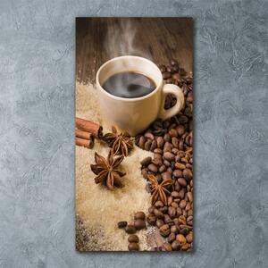 Tablou pe sticlă acrilică ceașcă de cafea