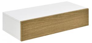 Set 2 buc raft de perete, alb/culoarea lemnului - P58845548