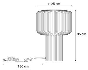Lampa de masa de design sticla chihlimbar - Andro