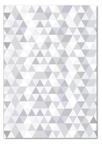 Imagine de sticlă triunghiuri gri