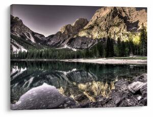 Tablou cu lac montan (70x50 cm)