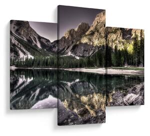 Tablou cu lac montan (90x60 cm)