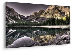 Tablou cu lac montan (90x60 cm)