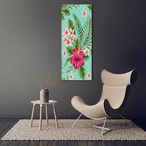 Imprimare tablou canvas flori Hawaii