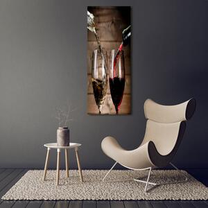 Tablou canvas Vin în pahare