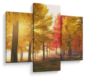 Tablou cu copaci toamna (90x60 cm)