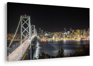 Tablou cu podul Brooklin și New York (90x60 cm)