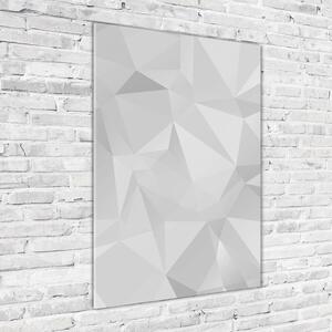 Tablou sticlă acrilică triunghiuri abstractizare
