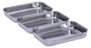 Set pentru șnițele argintiu din oțel inoxidabil – Maximex