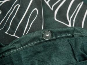 Lenjerie de pat din bumbac Culoare verde, MOLINA + husa de perna 40 x 50 cm gratuit