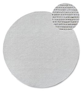 Covor alb țesut manual rotund din lână ø 160 cm Francois – Villeroy&Boch