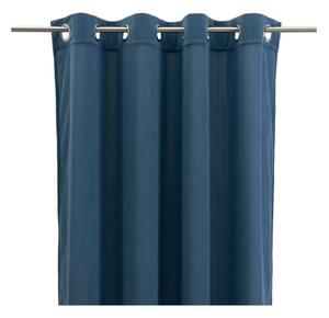 Draperie albastră din catifea reiată 140x260 cm Merely – Casa Selección
