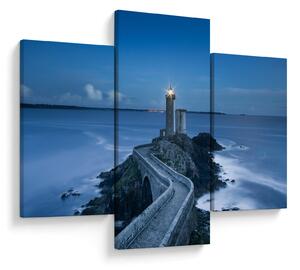Tablou cu far și marea (90x60 cm)