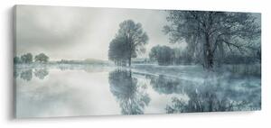 Tablou cu natura iarna (120x50 cm)