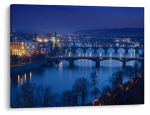Tablou cu podurile din Praga (70x50 cm)