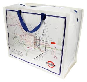 Cutie de depozitare pentru haine din plastic reciclat 58x28x48 cm Heritage Tube Map – Rex London