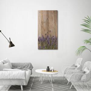Imprimare tablou canvas Lavandă pe lemn