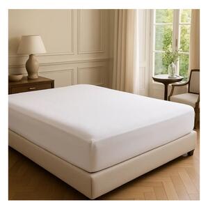 Cearceaf alb din bumbac ranforcé cu elastic 200x140 cm Ranforce – Mila Home Luxury