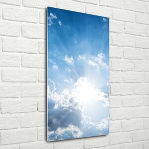 Tablou din Sticlă Nori pe cer