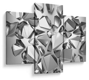 Tablou cu abstracție 3D (90x60 cm)