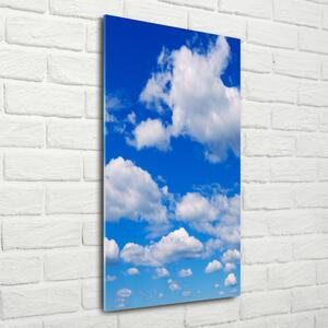 Fotografie imprimată pe sticlă Nori pe cer