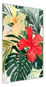 Imagine de sticlă flori Hawaii