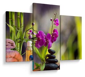 Tablou - spa and stones (90x60 cm)