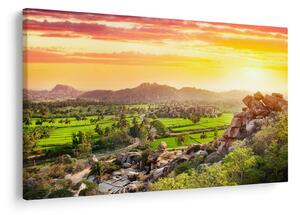 Tablou cu valea Hampi în India (90x60 cm)