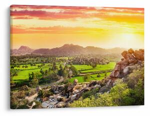 Tablou cu valea Hampi în India (70x50 cm)