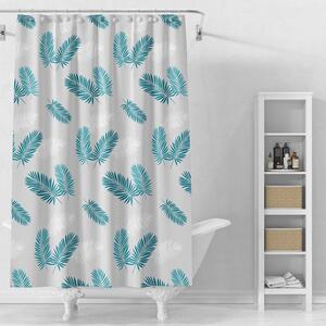 Perdea de duș Aqualine ZV035 180x180cm, vinil, frunze, ZV035