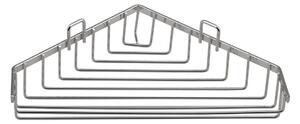 Aqualine Aqualine, săpunieră de colț din sârmă Chrome LINE, cromată, 37003