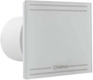 Sapho Glass, ventilator axial de baie cu temporizator, conductă de 100 mm, GS102