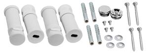 Novaservis, Set de instalare pentru un radiator drept cromat, MS/TELSOR-0
