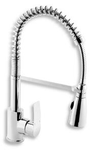 Novaservis, baterie chiuveta cu spray Nobless Heda crom, 40481-0