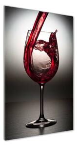 Tablou acrilic vin rosu