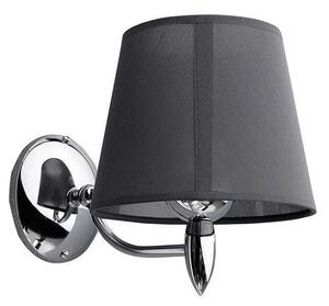 SAPHO - Lampă de perete HANBO E27, 60W, 230V, IP21, crom, AU526